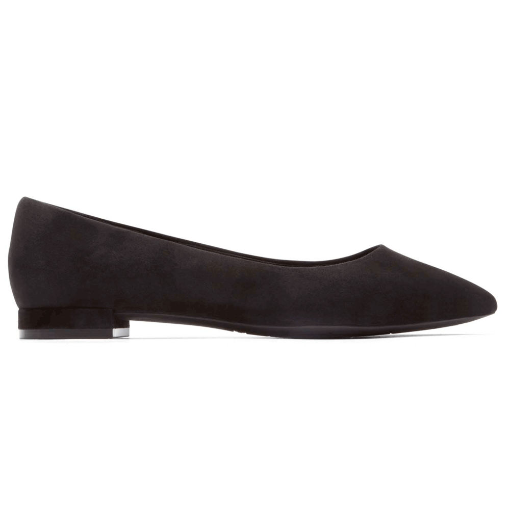 Rockport Womens Ballet Black - Total Motion Adelyn - UK 520-CRKFGD